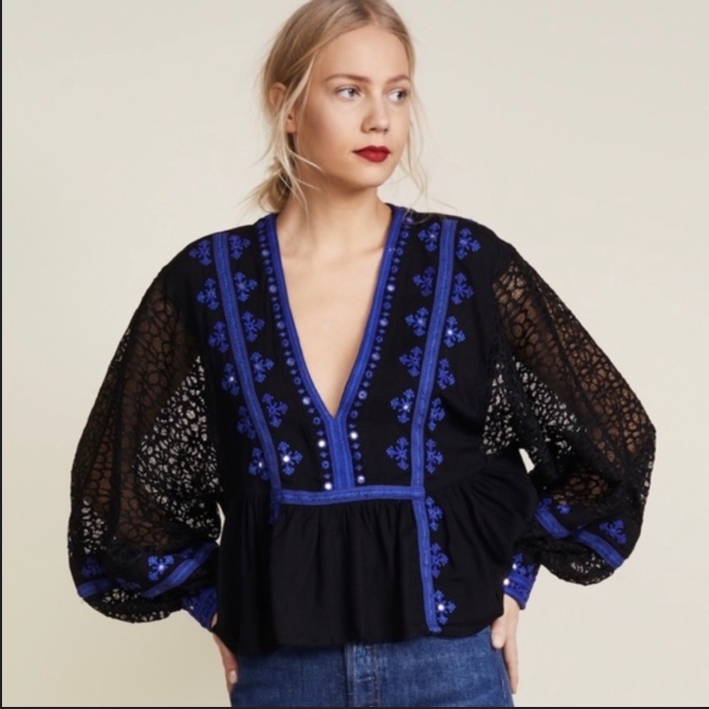 Free People Boogie All Night Top nwt xs​